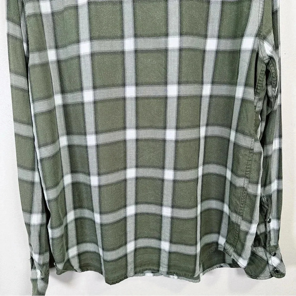 Diesel Checked Green Snap Button Shirt - Picture 12 of 16